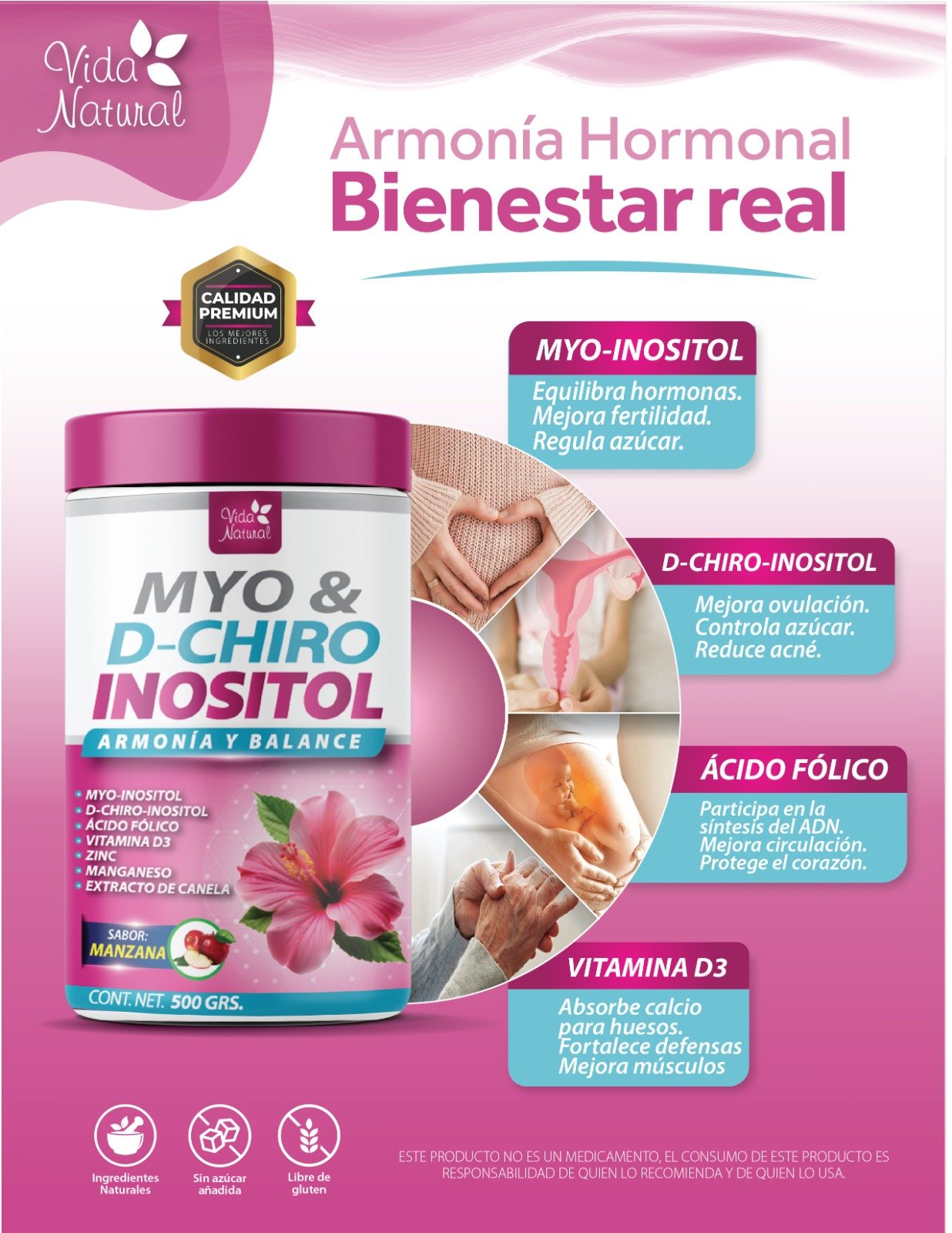 MYO Y D-CHIRO INOSITOL